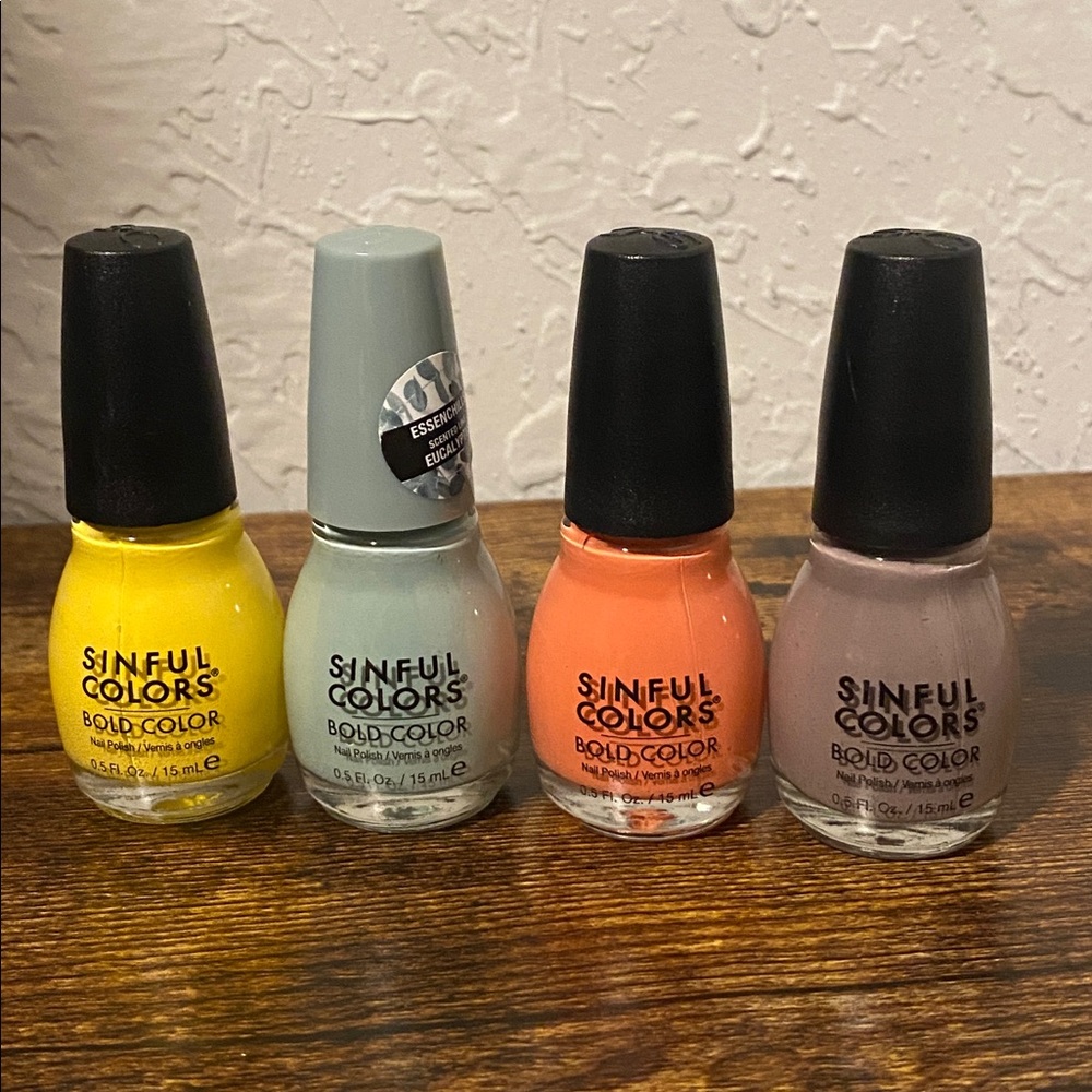 Sinful Colors Bold Nail Polish Set of 4
